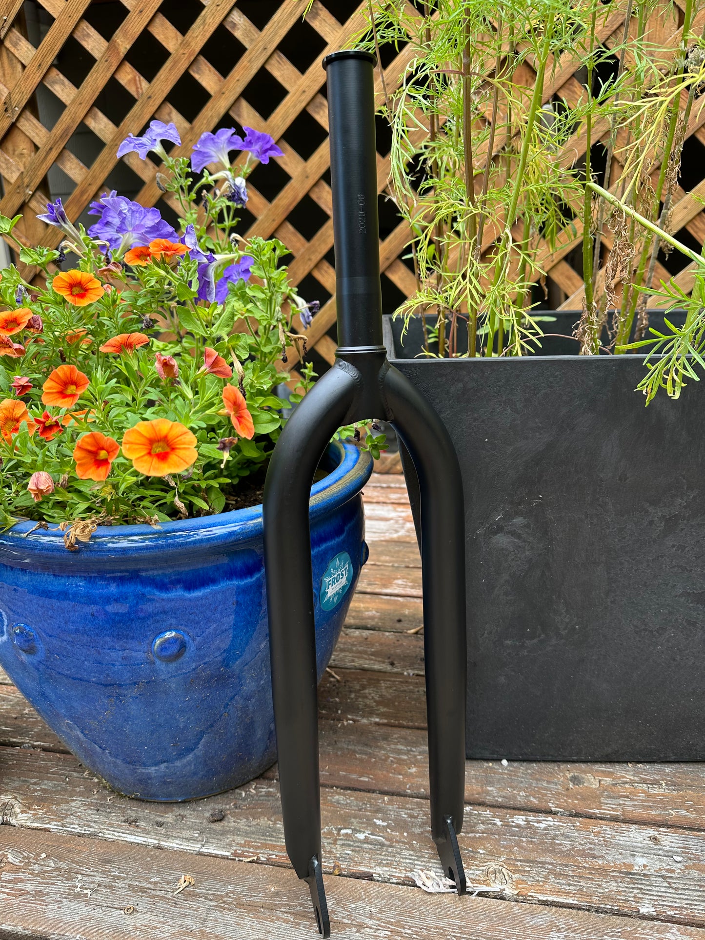 Glimmer Sample Frame - Dark Black with fork - USA / Taiwanese Frames