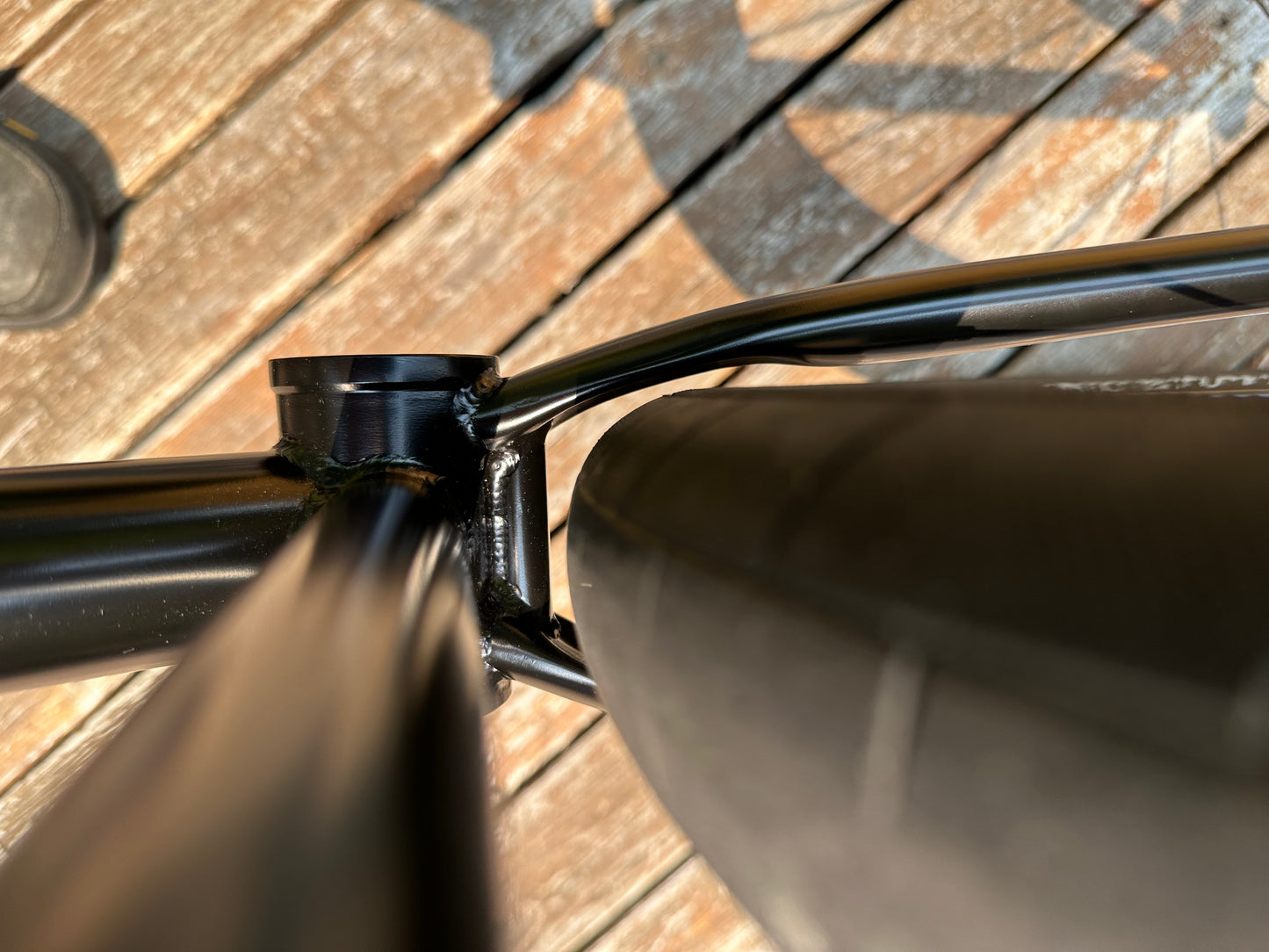 Glimmer Sample Frame - Dark Black with fork - USA / Taiwanese Frames